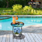 Cinnvoice Outdoor Side Table Small End Patio Porch Table - Image 2