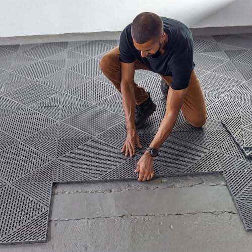 Interlocking Floor Tiles with Drainage - Image 5