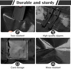 12 Pack Moving Bags with Full-Open Side Zipper, Extra Large 93L Heavy Duty - Image 4