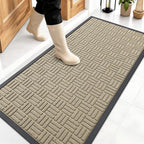 OLANLY Front Door Mat Outside Entrance 47x23, Heavy-Duty Rubber Doormat by OLANLY