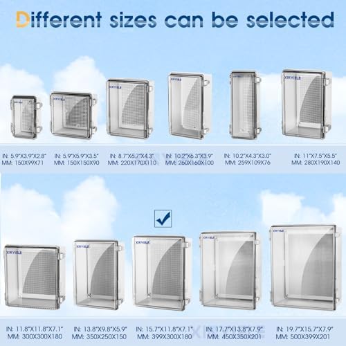 Waterproof Outdoor Project ABS Plastic Junction Box IP67 Weatherproof Dustproof - Image 4