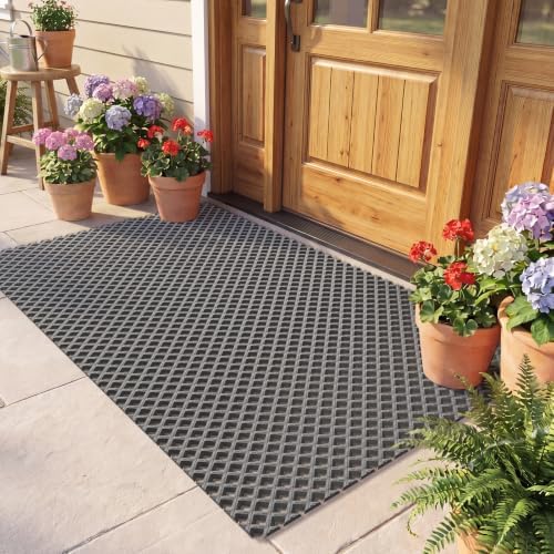 Door Mat Outside Entrance Drainage Waterproof Mat by QiCaiJia