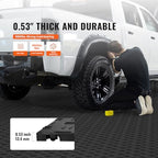 VEVOR Garage Floor Tiles 12 x 12 x 0.53 inch, Interlocking Design Ease of - Image 3