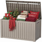 280 Gallon Outdoor Storage Box, Large Patio Deck Box, Tool Storage Bin by ATMELT