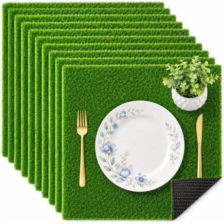 Artificial Grass Patch 6x6 Inch, Realistic Synthetic Turf 10Pack by Verdigrass