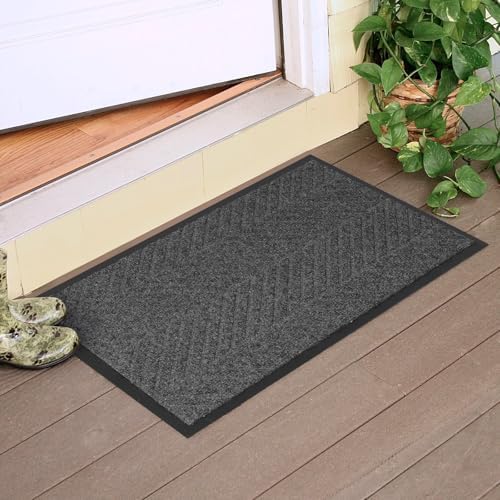 16"x24" Front Door Mat Indoor Outdoor, Welcome Doormat by ZPAIAreaFloorProtector