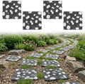 4 Pcs Interlocking Natural Deck Tiles 11.8" x 11.8" by jxgzyy