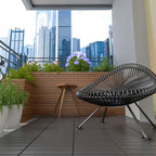 12"x12" Deck Tiles, 36 Pack Interlocking Patio Flooring, Dark Grey - Image 7