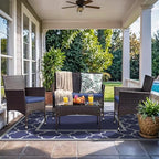 GENIMO Outdoor Rug, Waterproof Plastic Rugs - Image 5