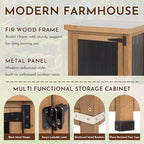 Ketive Tall Narrow Outdoor Storage Cabinet, 3 Adjustable Shelves - Image 4