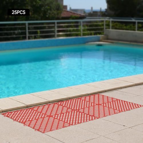 25PCS Interlocking Floor Tiles 12" x 12" Splicing Garage Flooring Tiles - Image 5