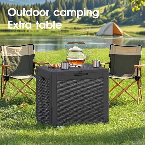 Outdoor Storage Box Waterproof, 35 Gallon Deck Box - Image 5