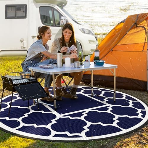 GENIMO Outdoor Rug, Waterproof Plastic Rugs - Image 3