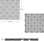 Pure Garden 30-Pack Polypropylene Interlocking Patio Deck Tiles - Image 6