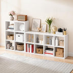 LUCKLIFE 6-Cube Storage Organizer, Modular Bookcase Shelf - Image 7