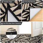 Ileading Indoor Door Mat 32"x48", Absorbent Muddy Mats - Image 3