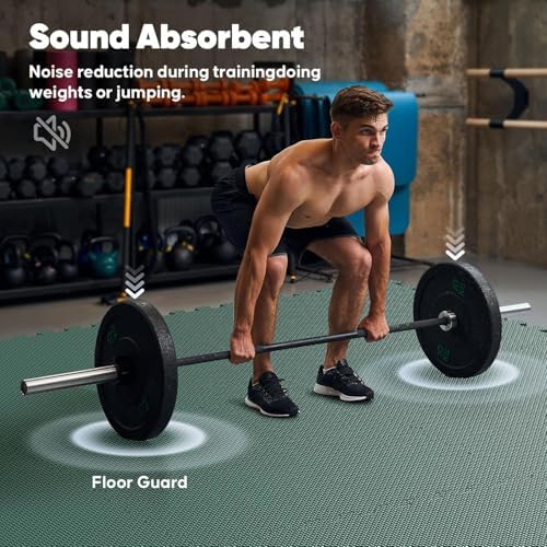 36 Pack 144 sqft Home Gym Mat, Puzzle Exercise Mat, EVA Interlocking Foam Floor - Image 6