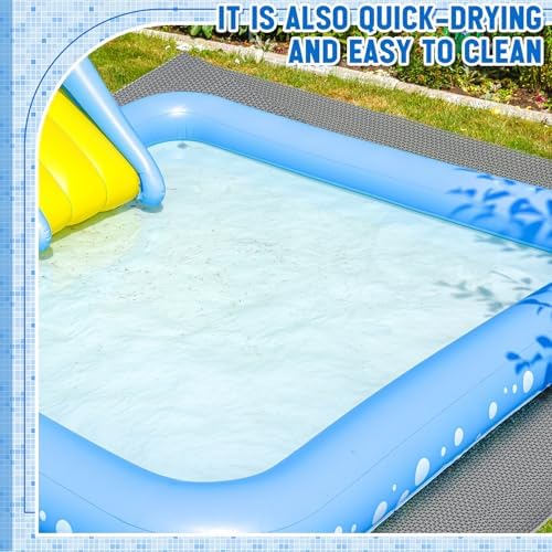 Reallnaive 3ft x 5ft Pool Mat Non Slip Drainage Mats Swimming Pool Floor Deck - Image 5