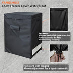Chest Freezer Covers, 7.0 Cu Ft, 38W×23D×34H inch - Image 5