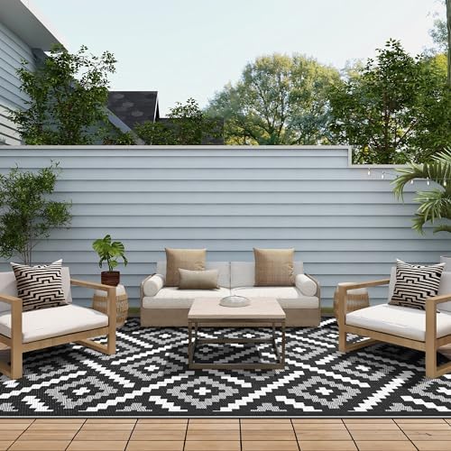 GENIMO Outdoor Rug, Waterproof Plastic Rugs - Image 4