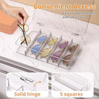 Sunglasses Organizer, Acrylic Clear Plastic Stackable Sunglasses Case - Image 4
