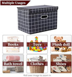 STOREONE Fabric Storage Cube Bins Foldable Organizer Container Collapsible - Image 3