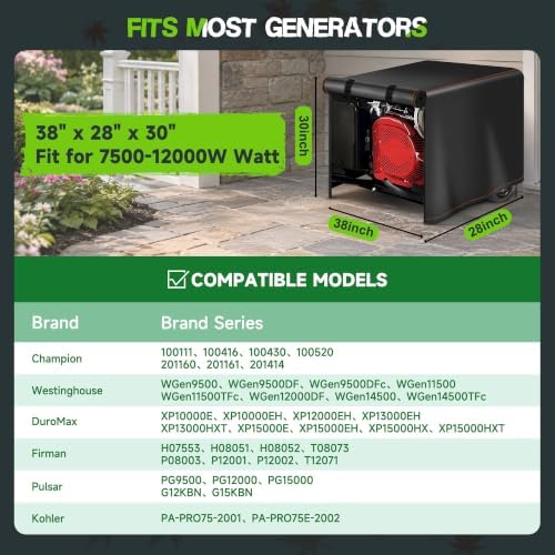 Portable Generator Rain Cover Waterproof - Image 2