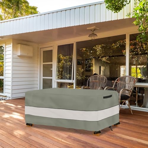 Waterproof Outdoor Coffee Table Cover, Rectangular Patio Small Side Table Cover - Image 7