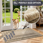 REFETONE Front Door Mat 32"x48", Absorbent Non Slip Indoor Doormat - Image 6
