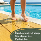 Plastic Interlocking Deck Tiles, Outdoor Patio Flooring 13 sq ft - Image 5