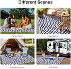 OLANLY Outdoor Rug 6x9 ft Waterproof Reversible Mat - Image 7