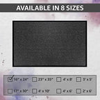 LuxUrux Striped Gray Door Mat - Image 4