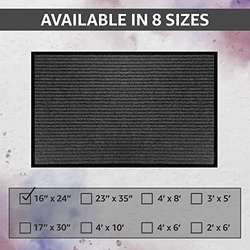 LuxUrux Striped Gray Door Mat - Image 4