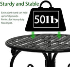 NAKUPE 4-Pack Metal Plant Stand - Image 3
