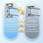 HEILAIYI Clothes Drying Rack for Laundry, Wall Mounted Clothes Hanger Rack - Image 2