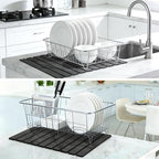 Large Stone Dish Drying Mat for Kitchen Counter, Quick Dry Stone Dishes Mats - Image 6