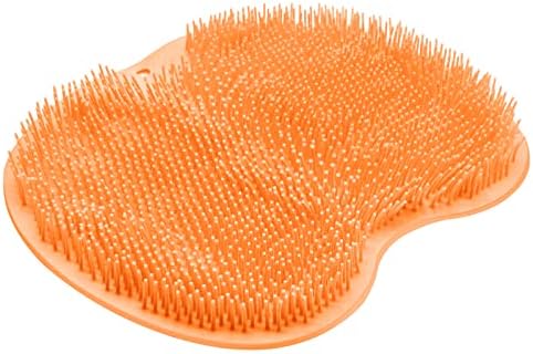 Shower Foot Scrubber Mat Back Washer Back Exfoliating Bath Wash Pad Wall by SZZYXD