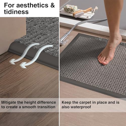 Carpet Edge Trim Binding Rug Edge Protector Thin Rugs Black 20FT - Image 3