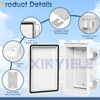 Waterproof Outdoor Project ABS Plastic Junction Box IP67 Weatherproof Dustproof - Image 3