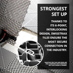 Swisstrax Ribtrax Smooth PRO Interlocking Garage Floor Tiles, 15.75 x 15.75-Inch - Image 3