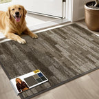 JSEI Dirt Trapper Door Mat 24"x36", Non-Slip Doormat by JSEI