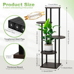 5 Tier Plant Stand Indoor Corner Tall Shelf - Image 2