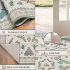 Green and Blue Rugs for Bedroom - Image 5