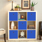 Foldable Storage Cubes Bins, 11 Inch Cloth Storage Cube Fabric Storage Box - Image 4