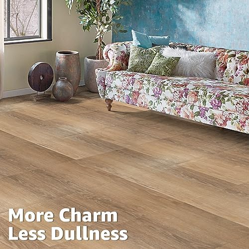 Art3d 30-Pack Peel and Stick Vinyl Floor Planks, Light Brown Ash - Image 2