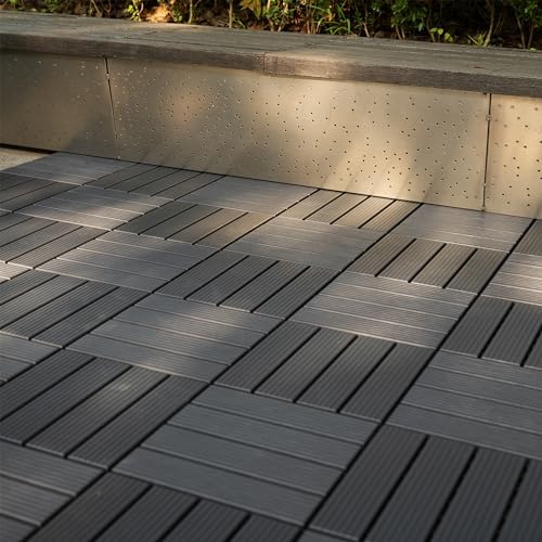 Plastic Interlocking Deck Tiles, 44 Packs Deck Tile Outdoor Waterproof All - Image 2