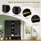 Merax Modern Farmhouse Hall Tree - Image 2