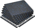 SUPERJARE 0.79'' Extra-Thick 6 Pcs 24 Sq Ft Exercise Equipment Mats by SUPERJARE