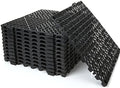 12 Pack Interlocking Floor Tiles 11.8" x 11.8" Interlocking Rubber Floor Mat by LISHINE