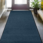 LuxUrux Striped Blue Door Mat by LuxUrux